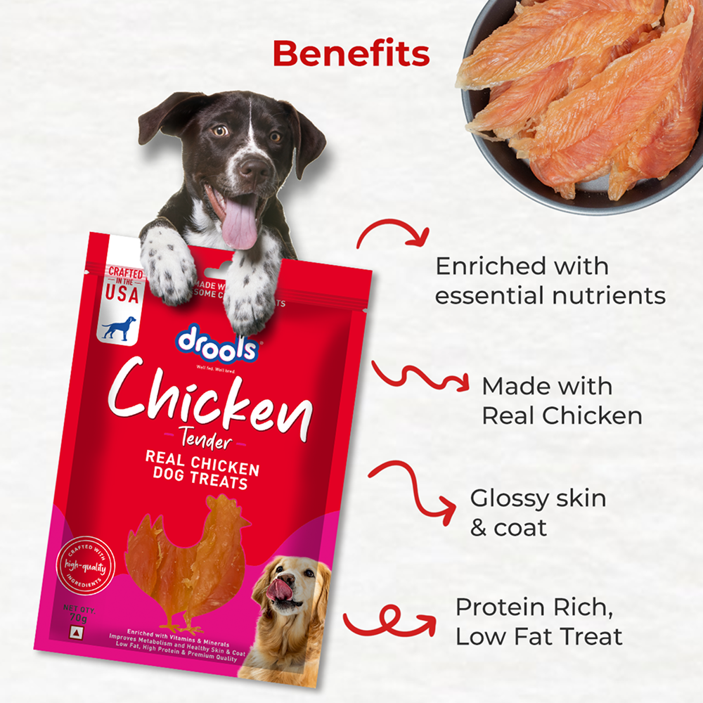 Drools Chicken Tender Dog Treats Dog Treats + Others Drools