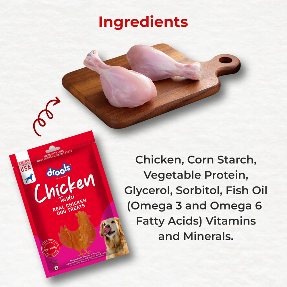 Drools Chicken Tender Dog Treats Dog Treats + Others Drools