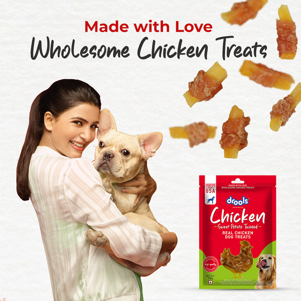 Drools Sweet Potato Twined Dog Treats