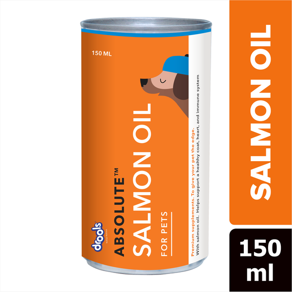 Furlicks Gut Health Supplement and Drools Absolute Salmon Oil Syrup Supplement Combo for Dogs