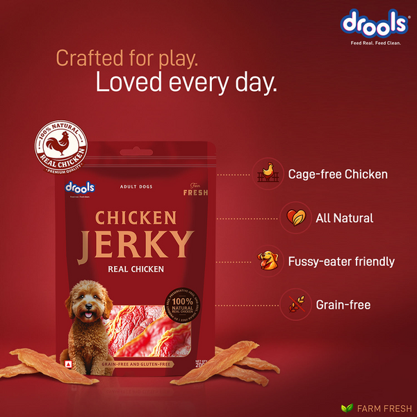 Drools Chicken Jerky Dog Treats
