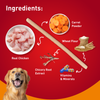 Drools Carrot Flavour Chicken Sticks Treat for Dogs Dog Treats + Others Drools