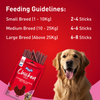 Drools Strawberry Flavour Chicken Sticks Treat for Dogs Dog Treats + Others Drools