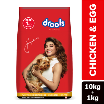 Drools Chicken and Egg Puppy Dog Dry Food