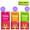 Drools Tuna & Bunito , Salmon & Skipjack and Crab & Chicken Creamy Cat Treats Combo Cats-Treats & Others Drools 3x75g (15pcs)