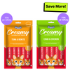 Drools Tuna & Bunito and Crab & Chicken Creamy Cat Treats Combo Cats-Treats & Others Drools 2x75g (10pcs)
