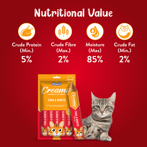Drools Tuna & Bunito Creamy Cat Treats
