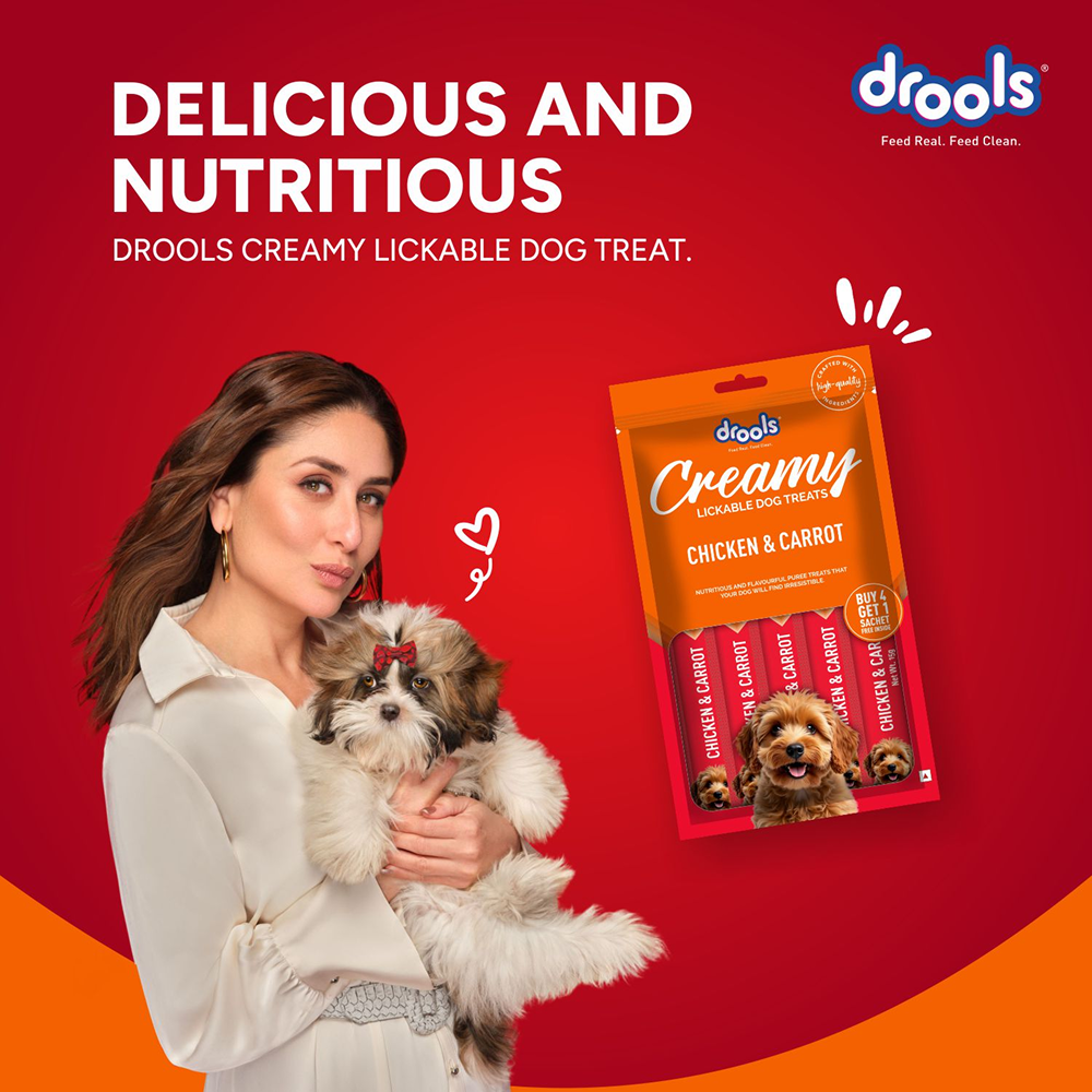 Drools Chicken & Carrot Creamy Dog Treats Dog Treats + Others Drools