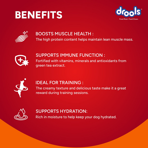 Drools Chicken & Carrot Creamy Dog Treats