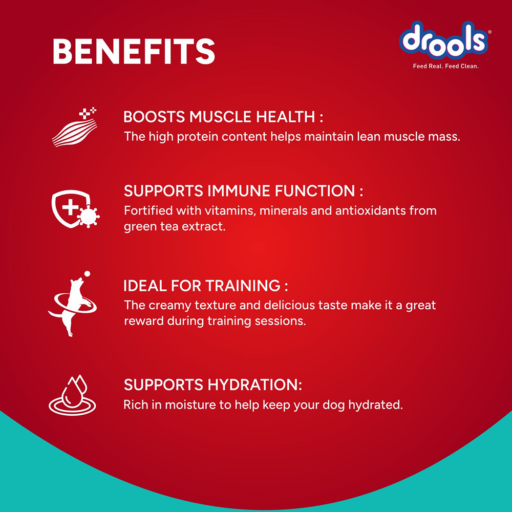 Drools Chicken & Pumpkin Creamy Dog Treats Dog Treats + Others Drools