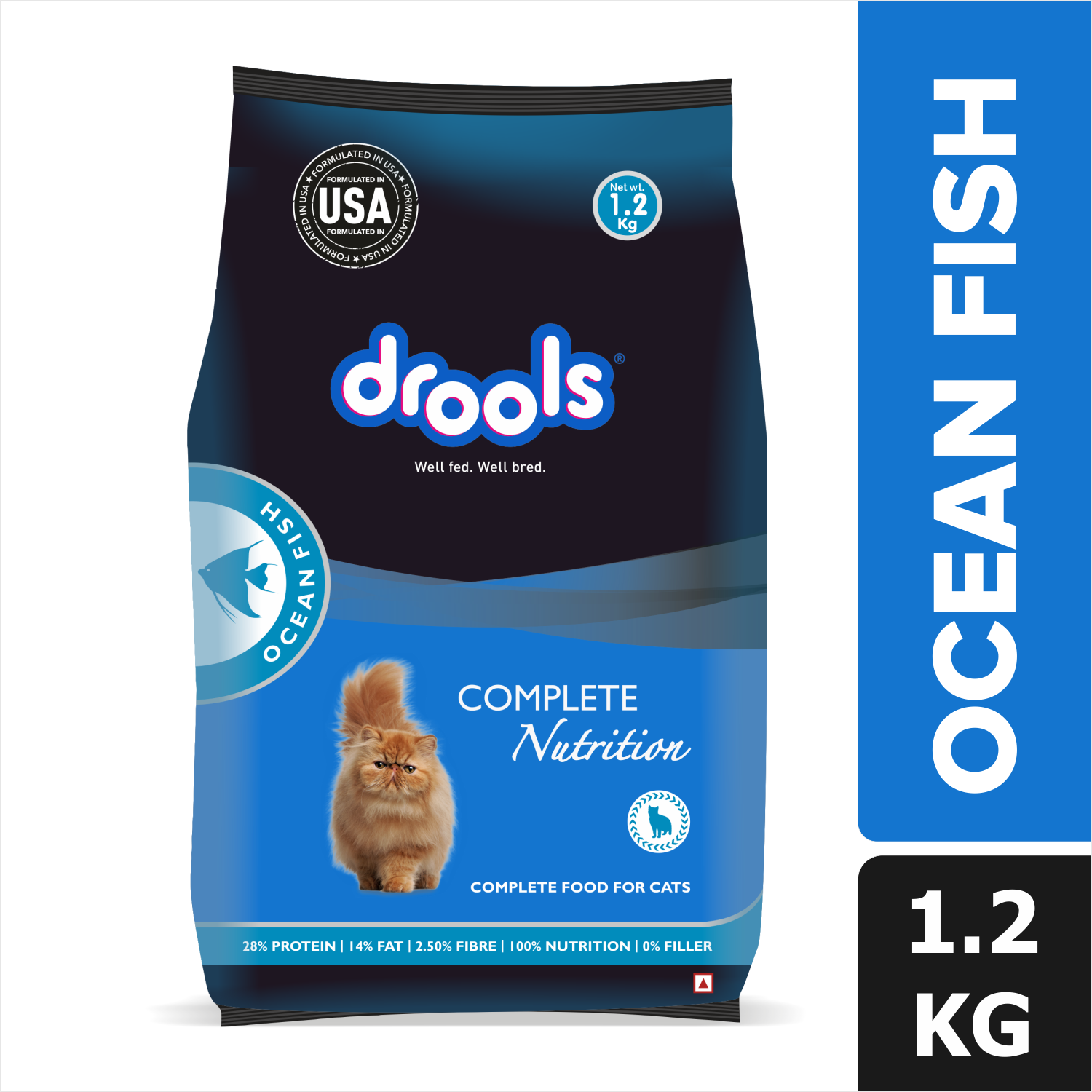 Buy Drools Ocean Fish Adult Cat Dry Food Online Supertails