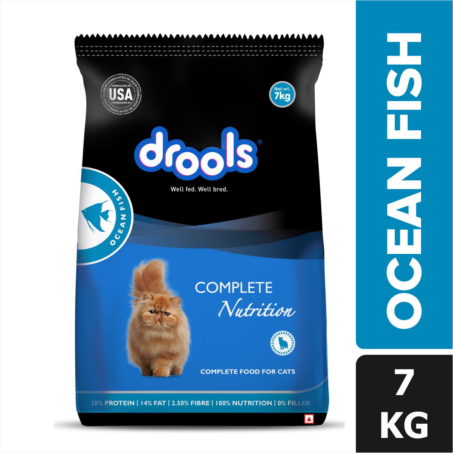 Buy Drools Ocean Fish Adult Cat Dry Food Online Supertails