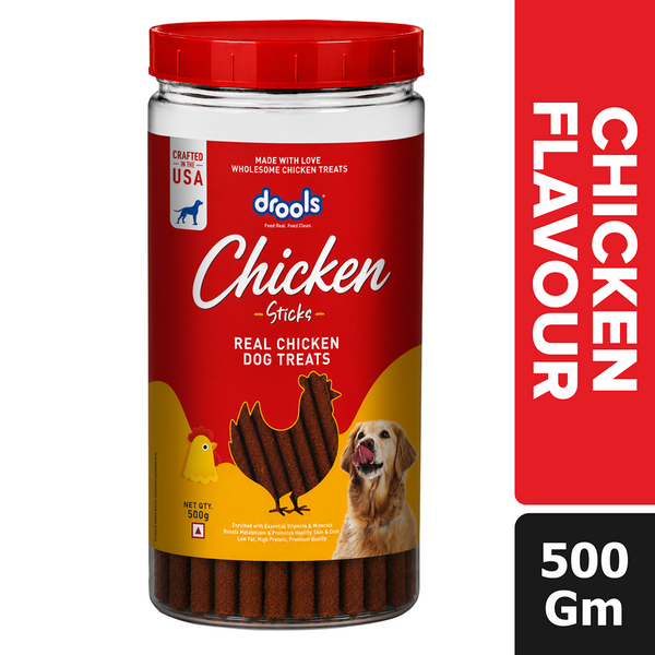 Drools Real Chicken Flavour Sticks Treat for Dogs