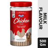 Drools Milk Flavour Chicken Sticks Treat for Dogs Dog Treats + Others Drools 500g