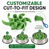 Talking Dog Club Universal Silicone Slow Feeder Bowl Attachment for Dogs and Cats (Green) Both-Bowls & Feeders Talking Dog Club Dropship
