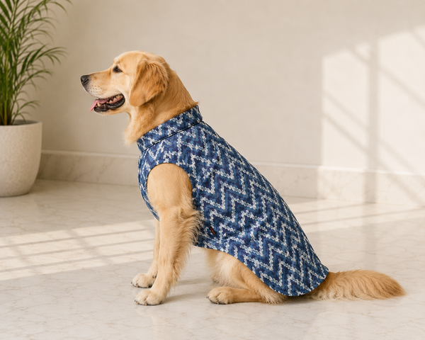 Pawgypets Mul Cotton Kurta for Dogs (Indigo)