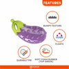 Barkbutler x Fofos Vegi Bites Eggplant Squeaky Toy for Dogs