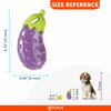 Barkbutler x Fofos Vegi Bites Eggplant Squeaky Toy for Dogs