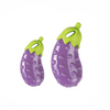 Barkbutler x Fofos Vegi Bites Eggplant Squeaky Toy for Dogs