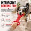 Talking Dog Club Tug Off Natural Rubber Chew Toy for Dogs (Red) Dogs-Toys Talking Dog Club Dropship