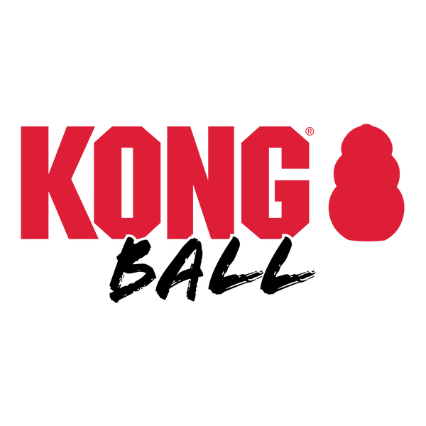 Kong Extreme Ball with Rope Toy for Dogs (Black)