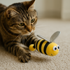 Talking Dog Club Shake a Bee Vibrating Catnip Toy for Cats (Yellow and Black) Cats-Toys Talking Dog Club Dropship