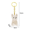 Talking Dog Club French Bulldog Hair Keepsake Capsule Key Chain Pet Parent-Gifting & Merch Talking Dog Club Dropship