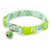 Talking Dog Club Everyday Collar with Dino Bell for Cats (Green) Cats-Collar, Leashes, harnesses Talking Dog Club Dropship 25x10cm