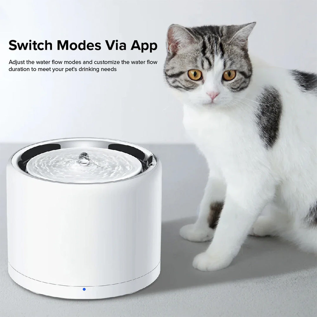 Petkit Eversweet 3 Pro Smart Automatic Water Fountain with Wireless Pump for Cats & Dogs (White) Sample Supertails