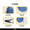 Fida Extra Retractable Leash for Dogs (Blue) Dogs-Collar, Leashes, harnesses Fida