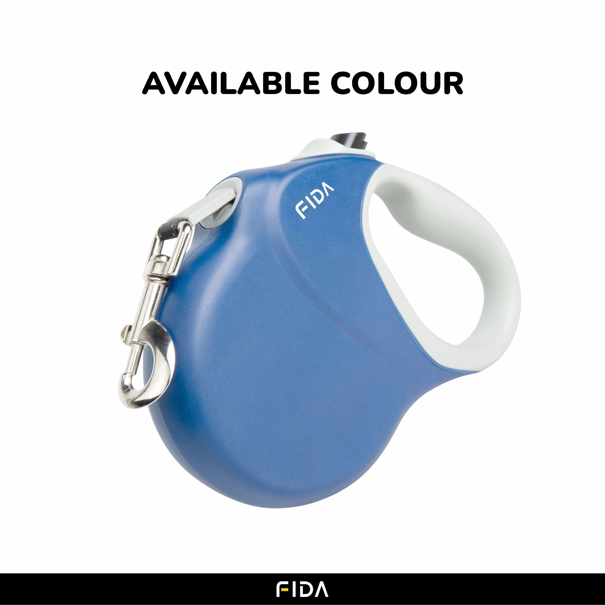 Fida Extra Retractable Leash for Dogs (Blue) Dogs-Collar, Leashes, harnesses Fida