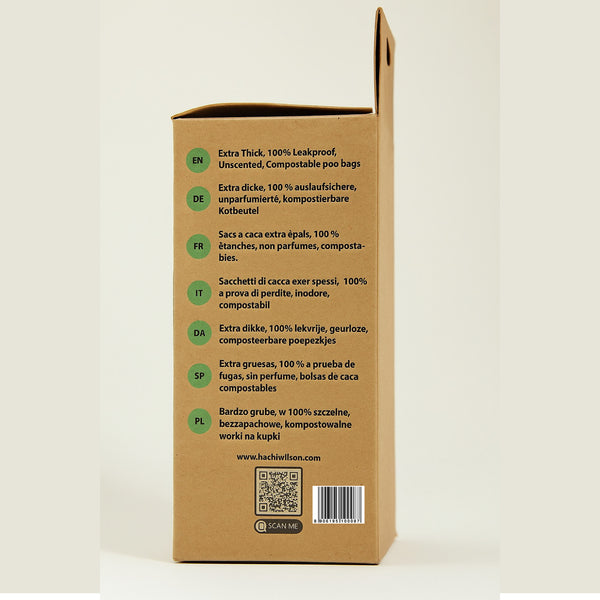 Hachi Wilson Dog Poop Bag Rolls for Dogs