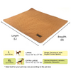 Petter World Multipurpose Breathable Summer Mat for Dogs (Earthy Brown) Both-Bedding, Mats & Travel Supplies Petter World Dropship