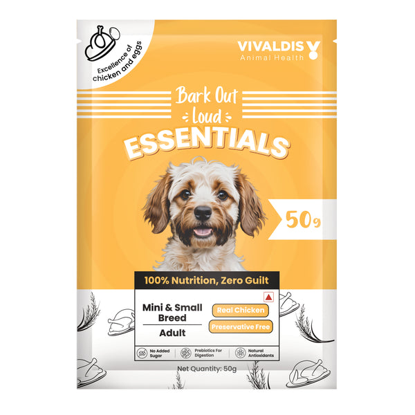 Bark Out Loud Essentials Real Chicken Mini and Small Breed Adult Dog Dry Food
