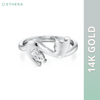 Ethera Lap Loyal Ring for Women (White Gold) Pet Parent-Jewellery & Accessories Ethera Dropship 2.45g