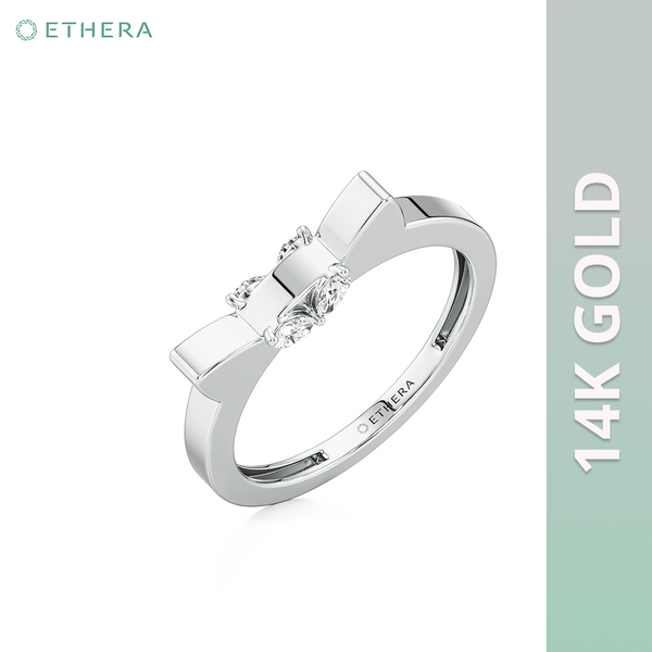 Ethera Sassy Whiskers Ring for Women (White Gold)