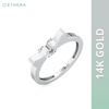 Ethera Sassy Whiskers Ring for Women (White Gold) Pet Parent-Jewellery & Accessories Ethera Dropship 2.92g