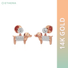 Ethera Canine Couture Earring for Women (Rose Gold) Pet Parent-Jewellery & Accessories Ethera Dropship 3.66g