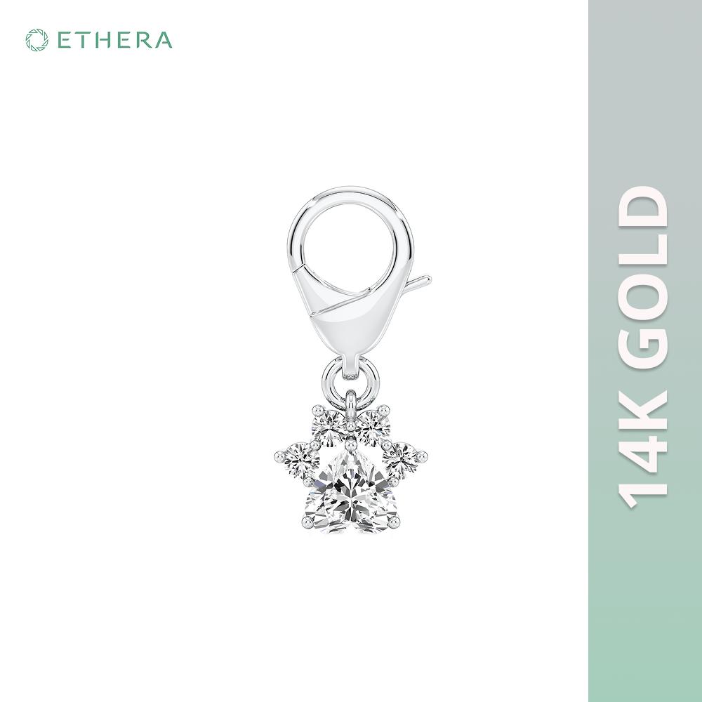 Ethera Pawfectly Yours Charm Wristwear for Women Pet Parent-Jewellery & Accessories Ethera Dropship White Gold