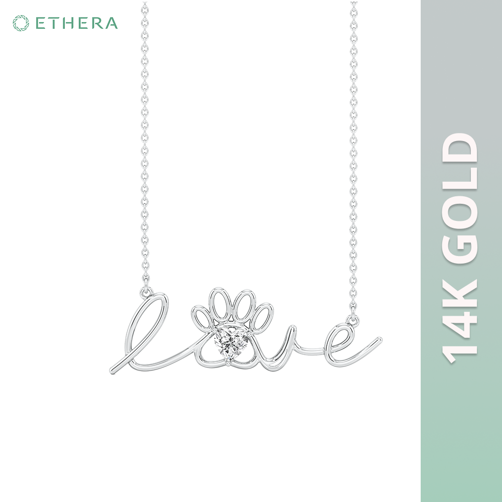 Ethera Bark & Bling Neckwear for Women (White Gold) Pet Parent-Jewellery & Accessories Ethera Dropship 3.18g