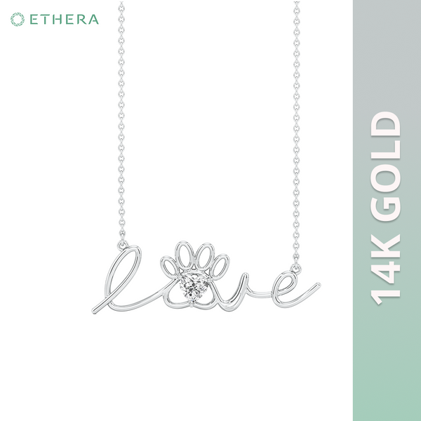 Ethera Bark & Bling Neckwear for Women (White Gold)