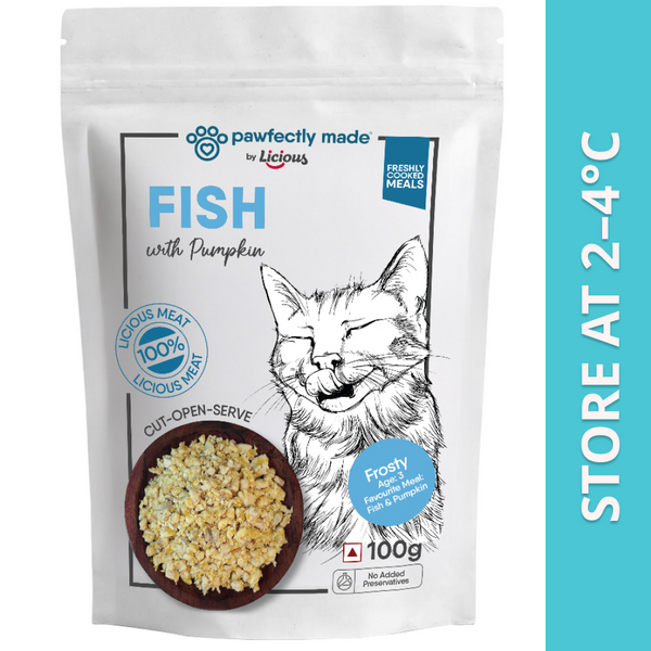 Pawfectly Made By Licious Fish & Pumpkin Home Meal for Cats