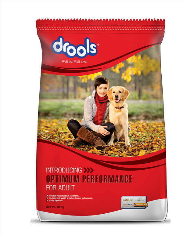 Drools Optimum Performance Adult Dog Dry Food (10kg)