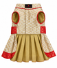Pawgy Pets Pujo Dress for Dogs (Red & White) Dogs-Clothing & Accessories Pawgypets Dropship