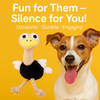 Talking Dog Club Ostritch Plush Toy for Dogs (White) Dogs-Toys Talking Dog Club Dropship