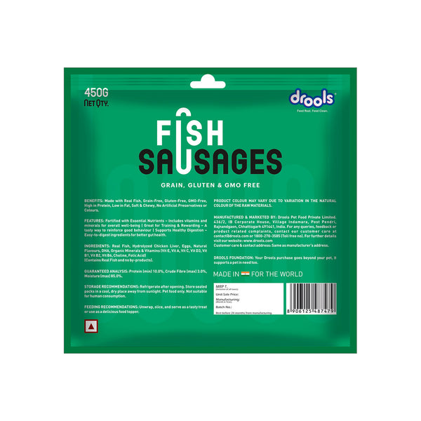 Drools Fish Sausages Dog Treats