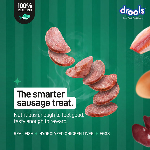 Drools Fish Sausages Dog Treats