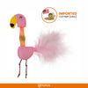 Barkbutler x Fofos Flamingo Flick Tube Catnip Toy for Cats