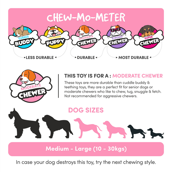 Barkbutler x Fofos Flossy Rope Toy for Dogs