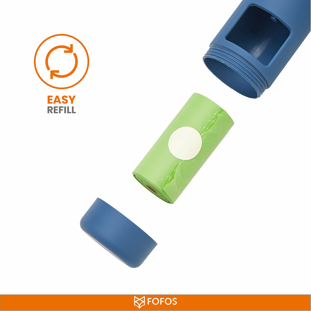 Barkbutler x Fofos Poop Bags Set for Dogs and Cats (Navy) Both-Health & Wellness Barkbutler